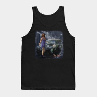 A girl in a dark street Tank Top